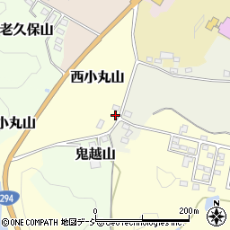 福島県白河市西小丸山43周辺の地図