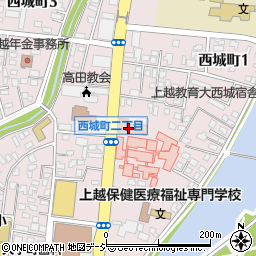 新潟地方検察庁　高田支部周辺の地図