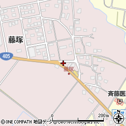 藤塚公民館周辺の地図