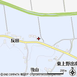 福島県白河市東上野出島飯塚周辺の地図
