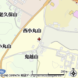 福島県白河市西小丸山46周辺の地図