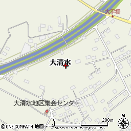 福島県西郷村（西白河郡）小田倉（大清水）周辺の地図