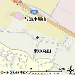 福島県白河市東小丸山周辺の地図
