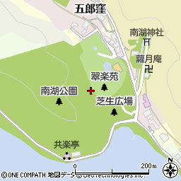 福島県白河市五郎窪山周辺の地図