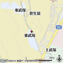 福島県白河市東武塚19-3周辺の地図