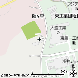 福島県白河市東釜子陣ヶ平1周辺の地図