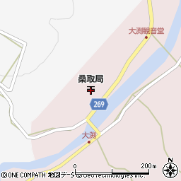 桑取郵便局周辺の地図