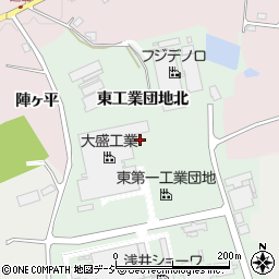 福島県白河市東工業団地（北）周辺の地図