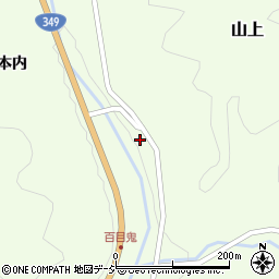 福島県古殿町（石川郡）山上（水ノ木内）周辺の地図