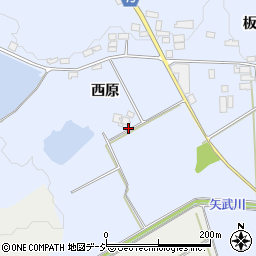 福島県白河市東上野出島西原163周辺の地図