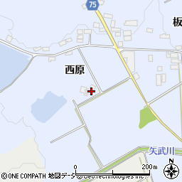 福島県白河市東上野出島西原72周辺の地図