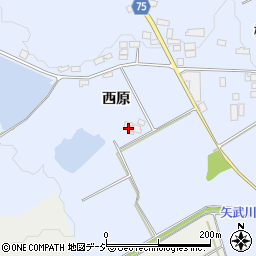 福島県白河市東上野出島西原75周辺の地図