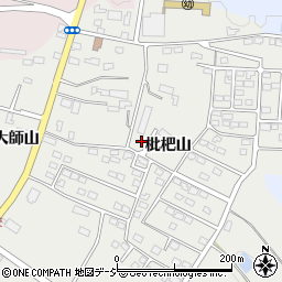 福島県白河市東釜子枇杷山周辺の地図