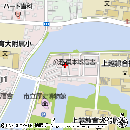 新潟県上越市本城町周辺の地図