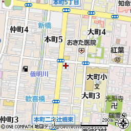 八十二銀行高田支店周辺の地図