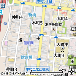上越市本町四丁目商店街振興組合周辺の地図