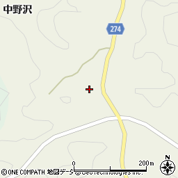 福島県石川郡石川町南山形周辺の地図