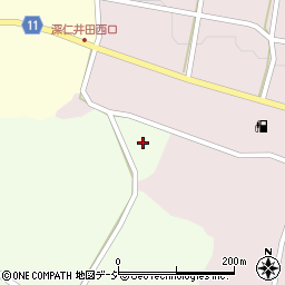 福島県白河市東栃本小井田周辺の地図