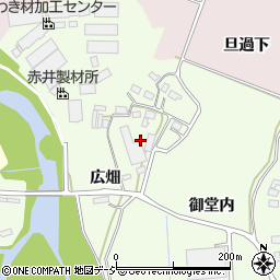 福島県いわき市小川町下小川広畑周辺の地図
