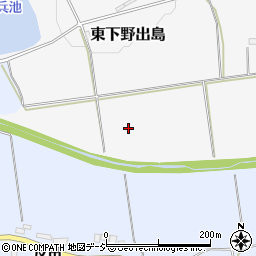 福島県白河市東下野出島矢武川周辺の地図