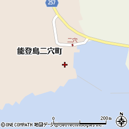 石川県七尾市能登島二穴町イ25周辺の地図