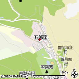 福島県白河市五郎窪周辺の地図