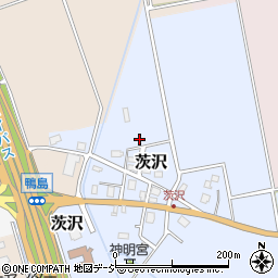 新潟県上越市茨沢周辺の地図