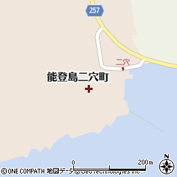 石川県七尾市能登島二穴町イ周辺の地図