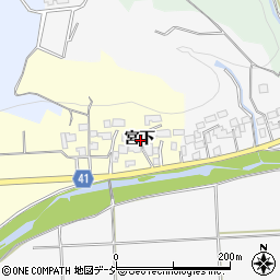 福島県いわき市四倉町上柳生宮下周辺の地図