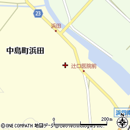 石川県七尾市中島町浜田ラ周辺の地図