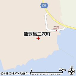 石川県七尾市能登島二穴町イ57周辺の地図