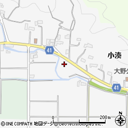 福島県いわき市四倉町山田小湊（唐橋）周辺の地図