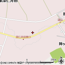 福島県白河市東深仁井田（陣ヶ平）周辺の地図