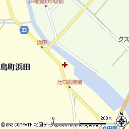 石川県七尾市中島町浜田ナ周辺の地図