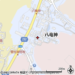 福島県白河市八竜神62-18周辺の地図