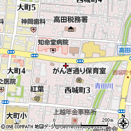 第四北越銀行高田営業部 ＡＴＭ周辺の地図