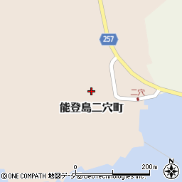 石川県七尾市能登島二穴町イ80周辺の地図