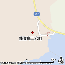 石川県七尾市能登島二穴町イ78周辺の地図
