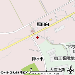 福島県白河市東深仁井田原田向7周辺の地図