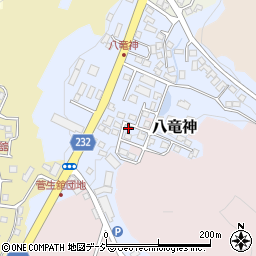 福島県白河市八竜神62-17周辺の地図