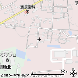 福島県白河市東深仁井田道山周辺の地図