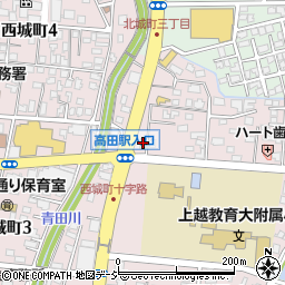 第一学院高等学校高田キャンパス周辺の地図