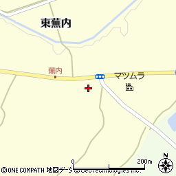 福島県白河市東蕪内新屋敷周辺の地図