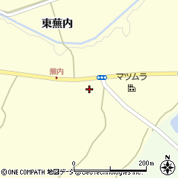 福島県白河市東蕪内（新屋敷）周辺の地図