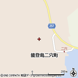石川県七尾市能登島二穴町イ98周辺の地図