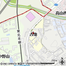 〒961-0843 福島県白河市古池の地図