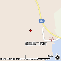 石川県七尾市能登島二穴町イ99周辺の地図