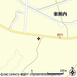 福島県白河市東蕪内南屋敷周辺の地図