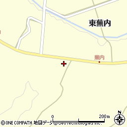 福島県白河市東蕪内（南屋敷）周辺の地図