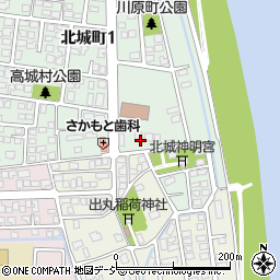 新潟県上越市北城町1丁目17周辺の地図